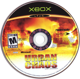 Urban Chaos - Riot Response (USA) Game Disc